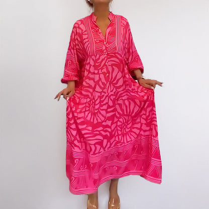 Damen Kaftan Kleid modisches Muster Norvielle