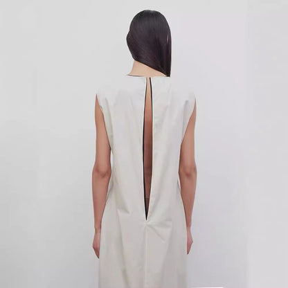 Damen Maxikleid Fließend V-Ausschnitt Norvielle