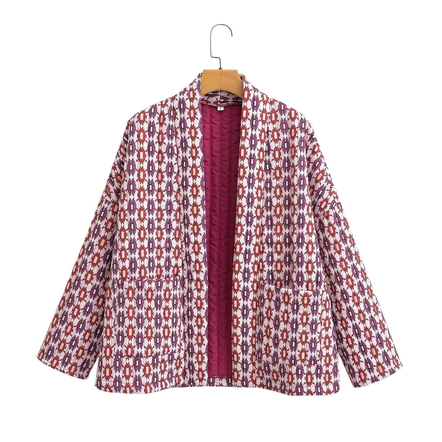 Damen Steppjacke Grafisches Muster Norvielle