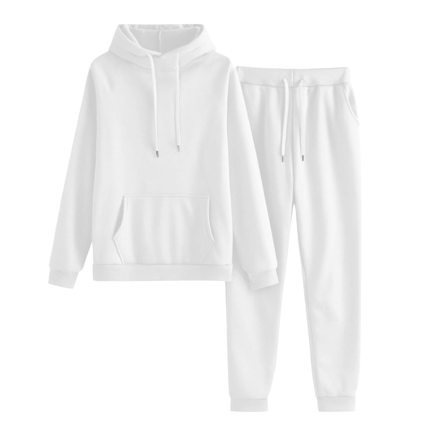 Damen Hoodie Jogginghose Set Lässig Mit Taschen Norvielle