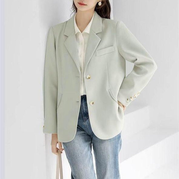 Damen Blazer Elegant Tailliert Norvielle