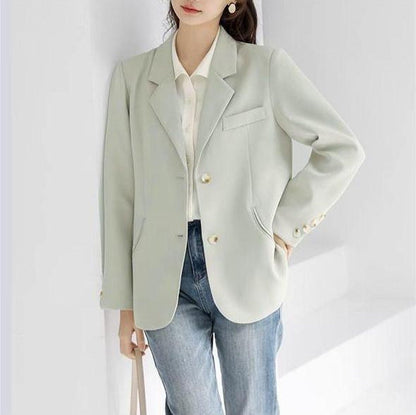 Damen Blazer Elegant Tailliert Norvielle