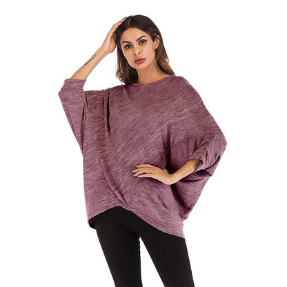 Damen Oversized Pullover Lässiger Schnitt Norvielle