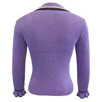 Damen Strickoberteil Elegantes Design Rundhals Norvielle