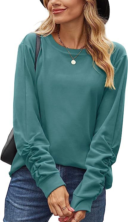 Damen Langarmshirt Weicher Baumwollmix Norvielle