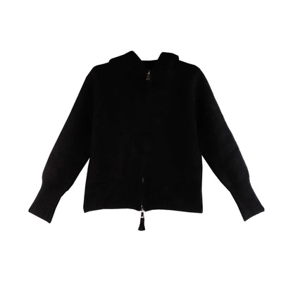 Damen Strickjacke mit Kapuze und Reißverschluss Norvielle