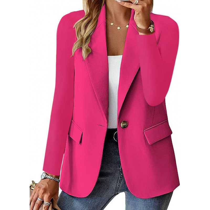 Damen Blazer Moderner Schnitt Mit Knöpfen Norvielle