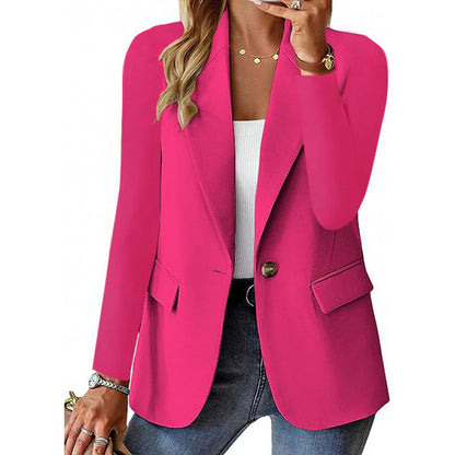Damen Blazer Moderner Schnitt Mit Knöpfen Norvielle