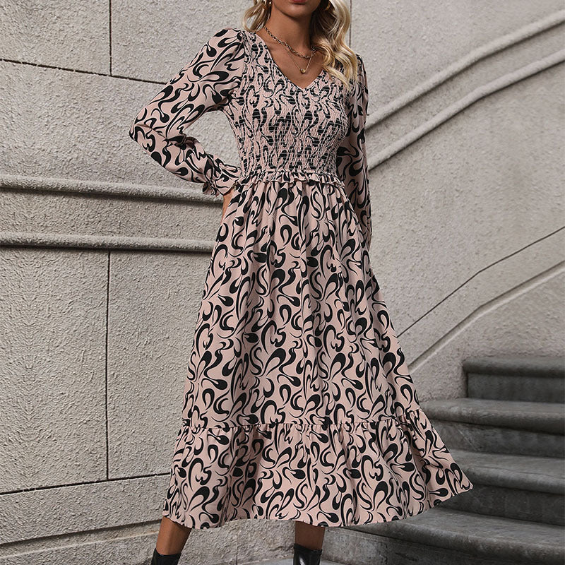 Damen Maxikleid Elastisch Norvielle