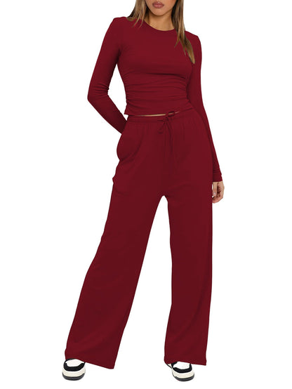 Damen Lounge-Set Langarm Norvielle