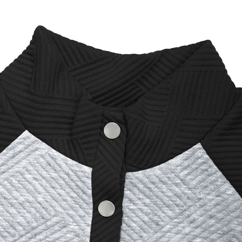 Damen Pullover Strukturiertes Design Knopfleiste Norvielle - Norvielle