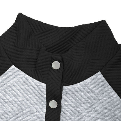 Damen Pullover Strukturiertes Design Knopfleiste Norvielle - Norvielle