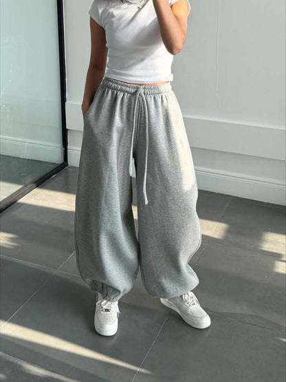 Damen Wohlfühlhose Weiter Schnitt Elastischer Bund Norvielle