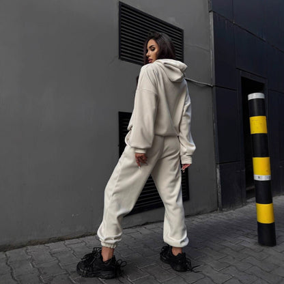 Damen Oversized Freizeitset Norvielle Komfort