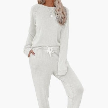 Damen Lounge-Set Oversized-Pullover und Hose Bequem Norvielle