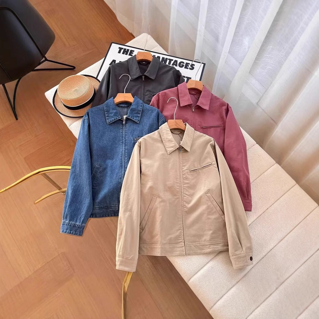 Damen Übergangsjacke Reißverschluss Taschen Norvielle - Norvielle