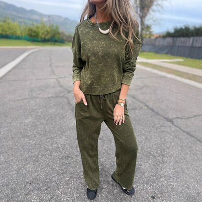 Damen Sweatshirt Jogginghosen Set Norvielle