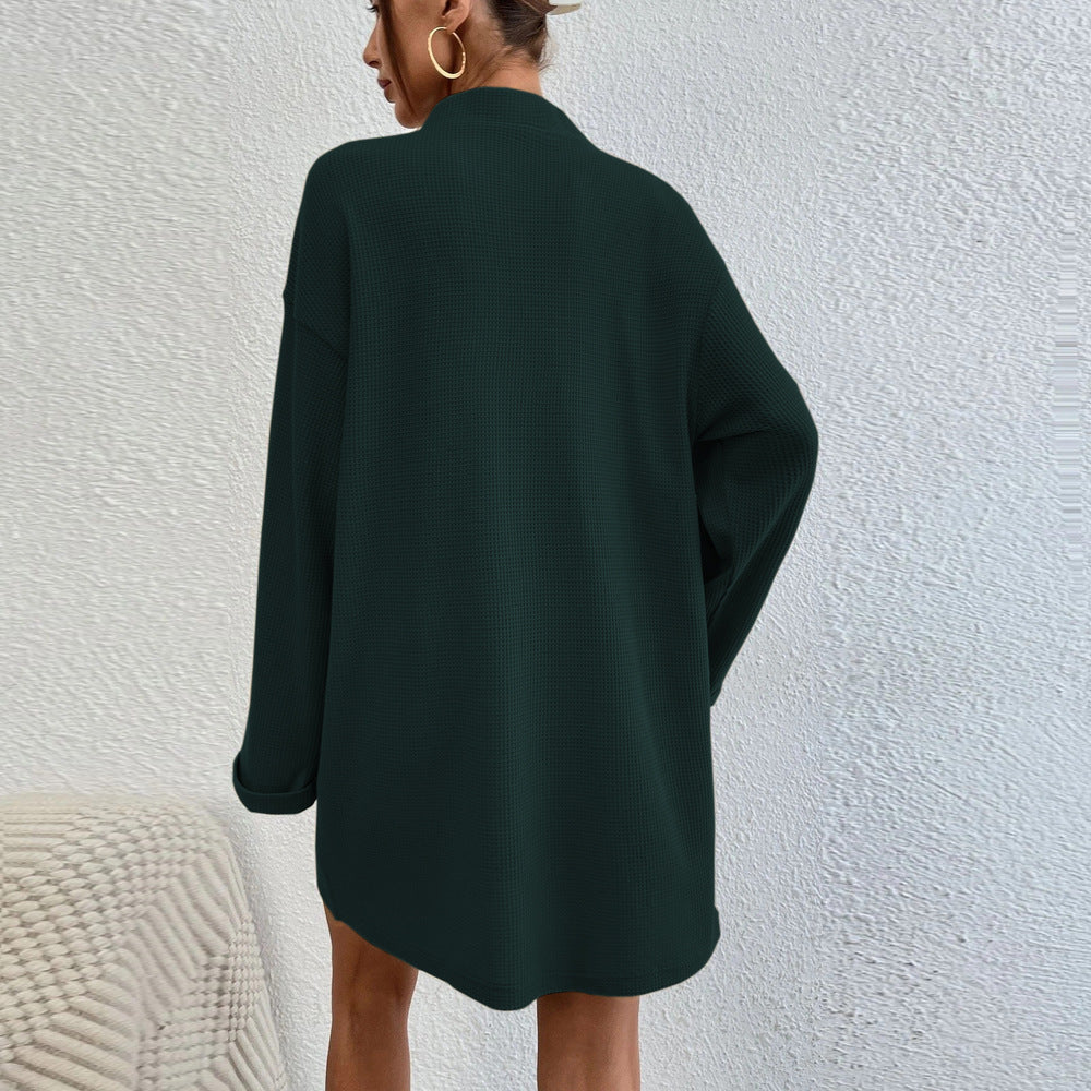 Damen Tunika-Kleid Lässiger Schnitt Mit Taschen Norvielle