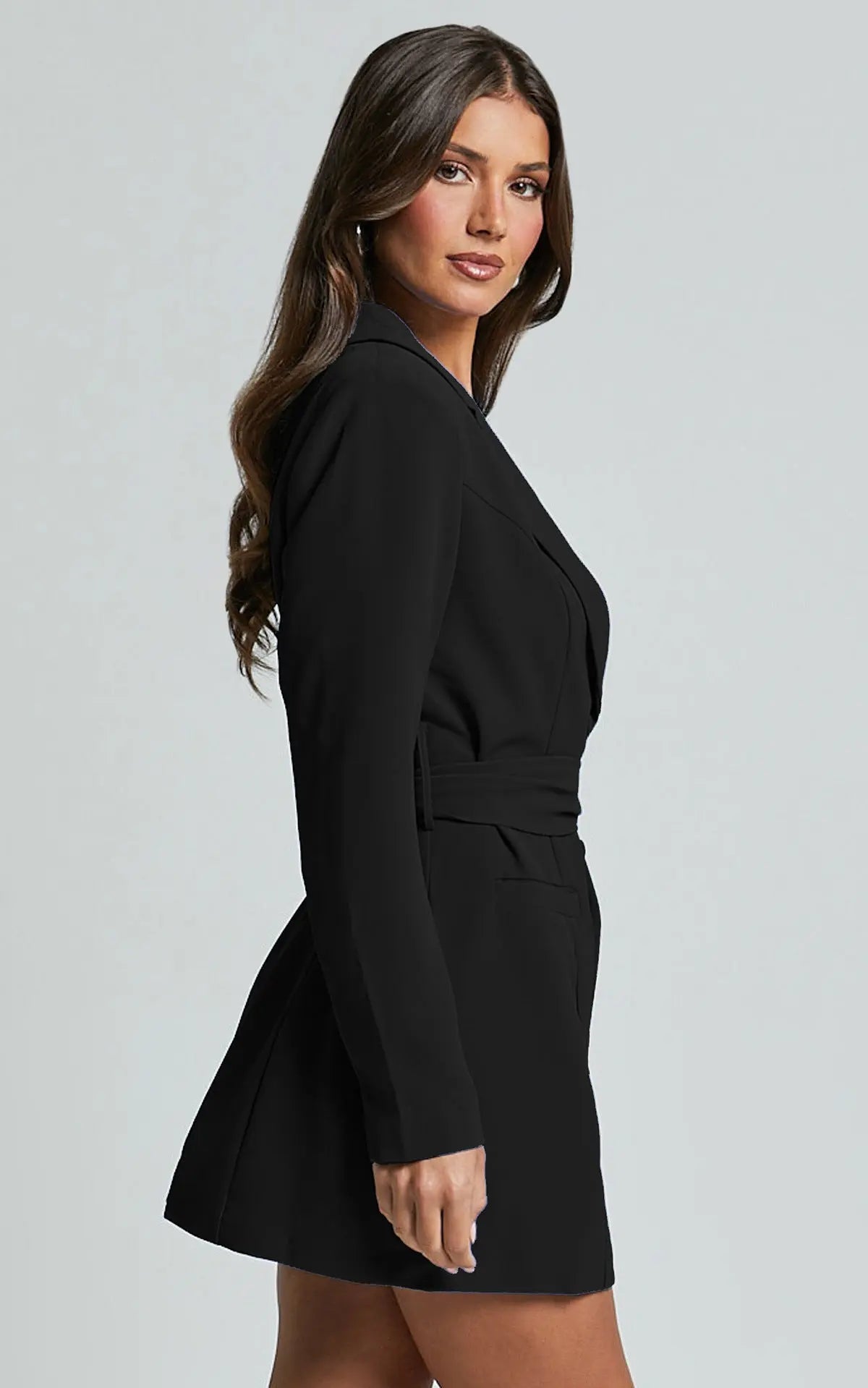 Damen Blazer-Kleid Gürtel