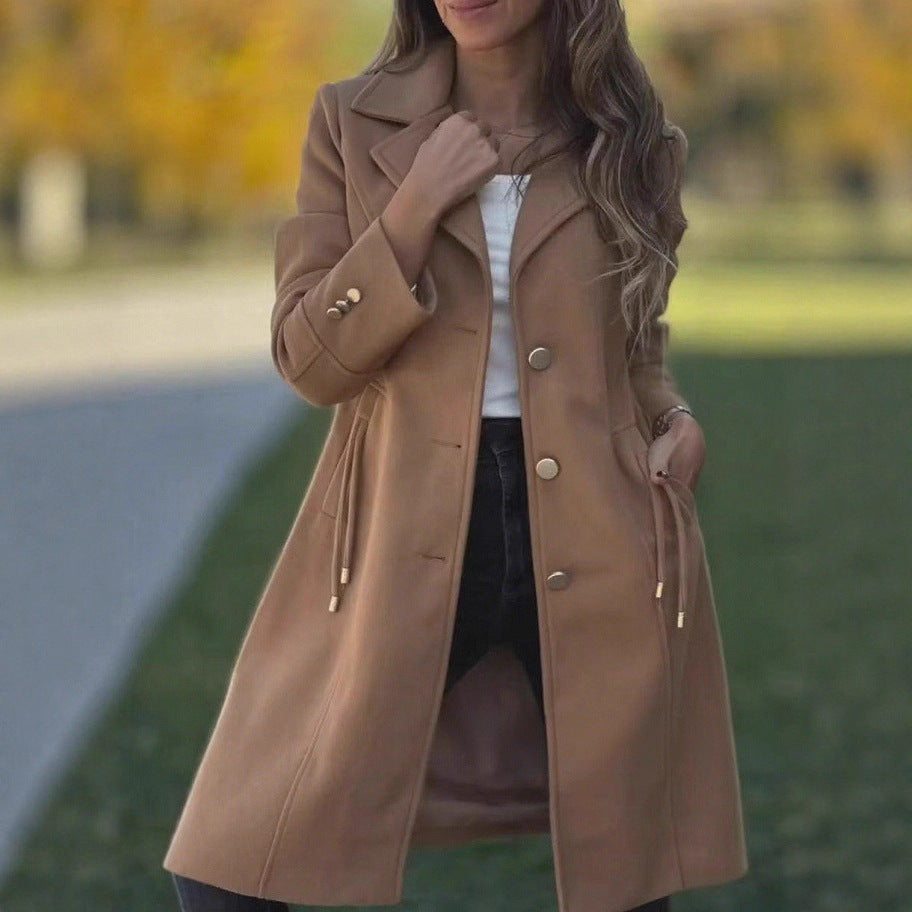 Damen Übergangsjacke Italienischer Schnitt Elegantes Design