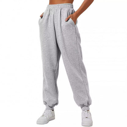 Damen Jogginghose Elastischer Bund Eingrifftaschen Norvielle