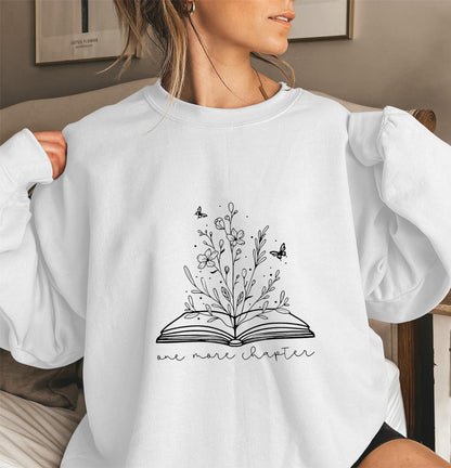Damen Sweatshirt Blumendesign Weich Grau