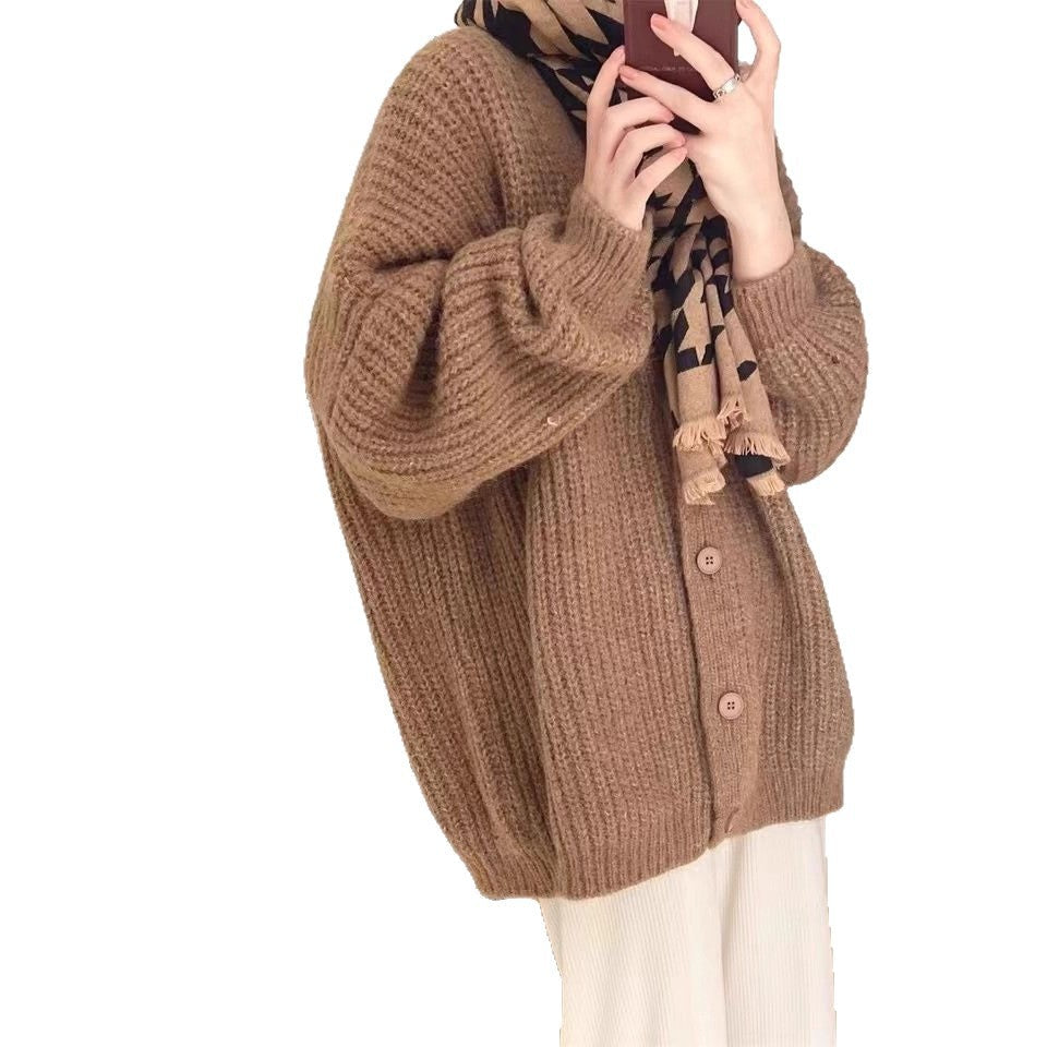 Damen Strickcardigan Oversized Kuschelig Norvielle