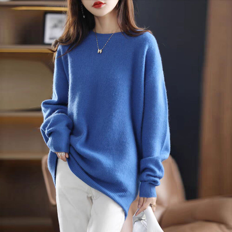 Damen Strickpullover Lässiger Schnitt Norvielle