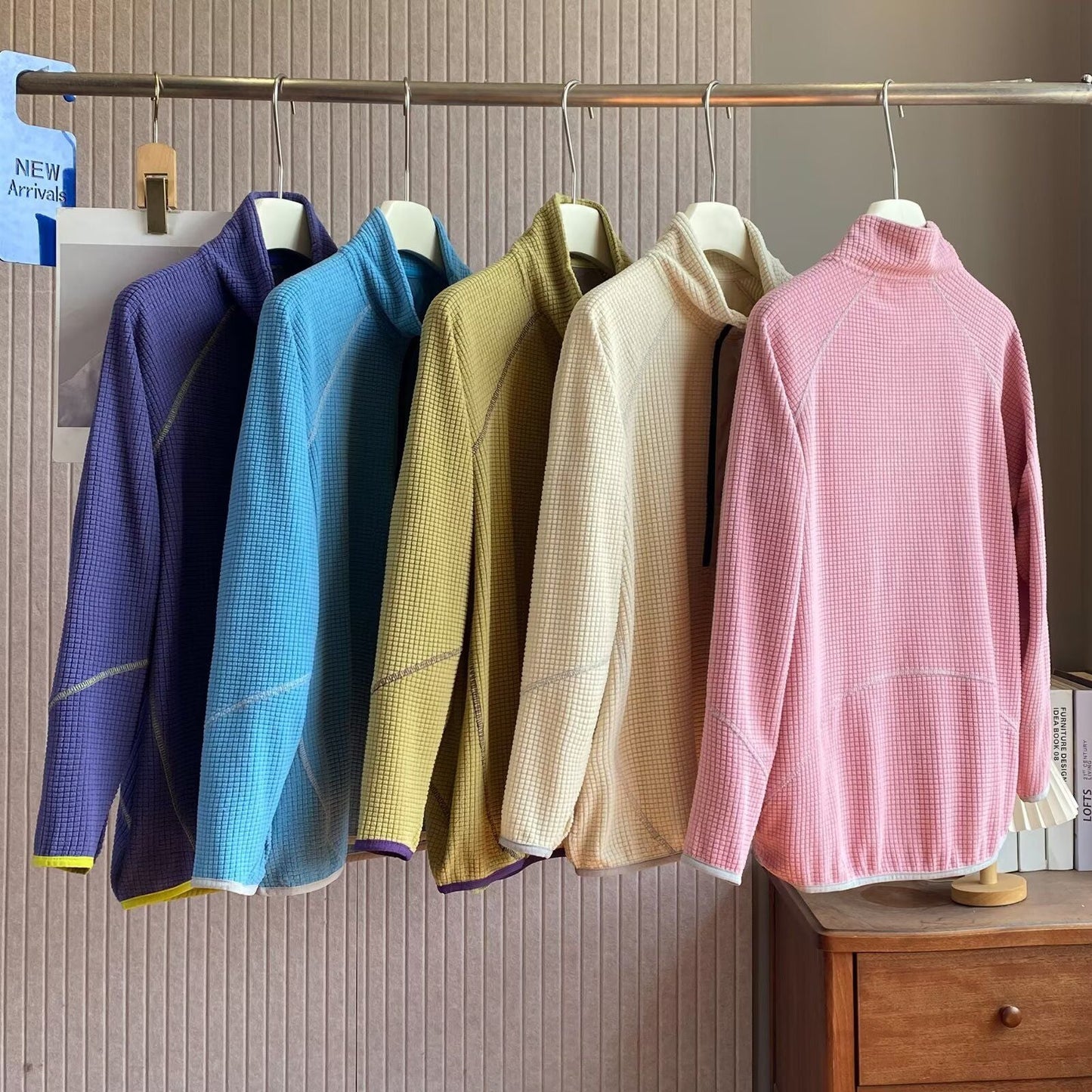 Damen Fleece-Pullover Kurz Reißverschluss Norvielle