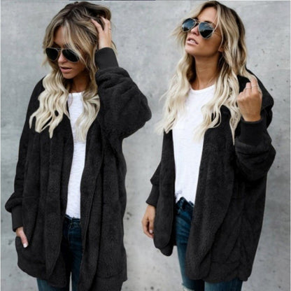 Damen Fleecejacke Weiches Innenfutter Praktische Taschen Norvielle