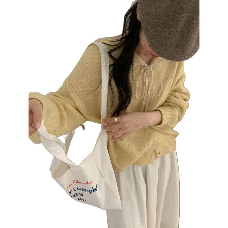 Damen Cardigan mit Kordelzug und Knöpfen Norvielle
