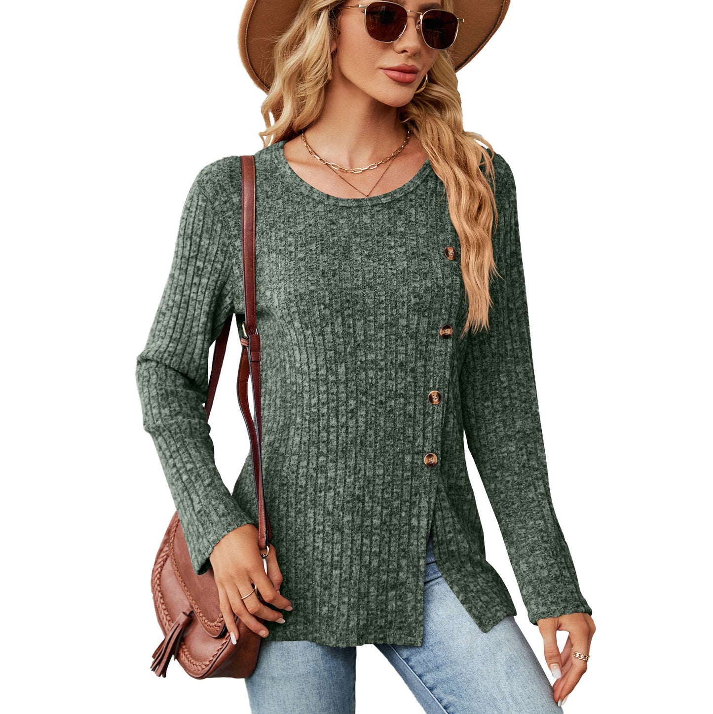 Damen Langärmliges Strickoberteil Norvielle
