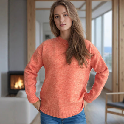 Damen Strickpullover Kuschelig Modern Lässig Norvielle