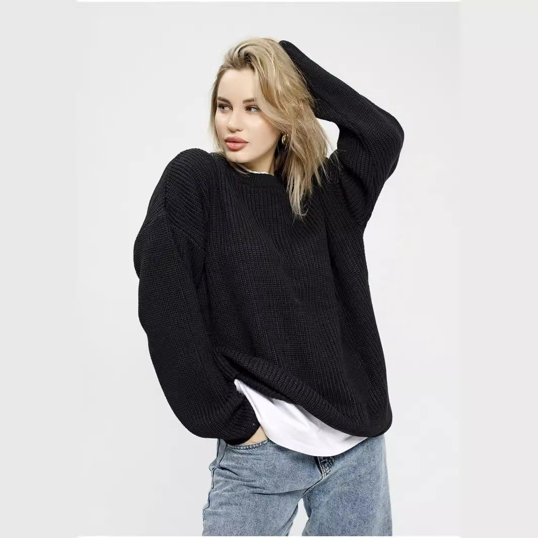 Damen Strickpullover Lässig Bequem Norvielle