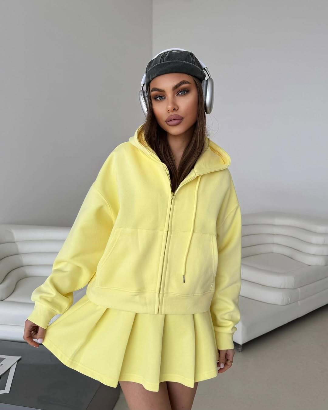 Damen Hoodie mit Rock Norvielle