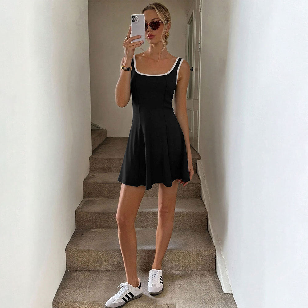Damen Sommerkleid Figurformend Bequem Norvielle