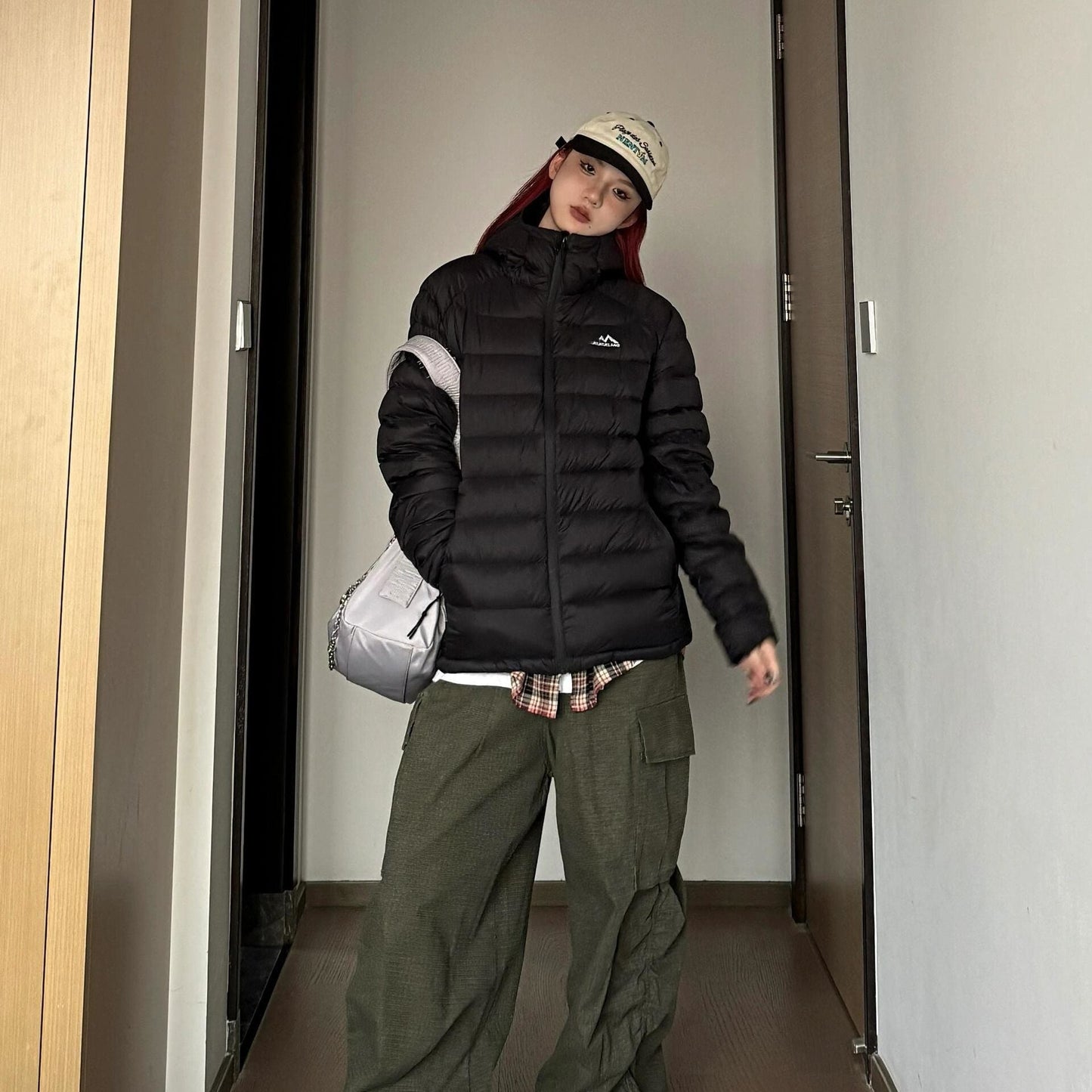 Damen Winterjacke Gesteppt Hochkragen