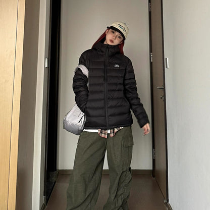 Damen Winterjacke Gesteppt Hochkragen