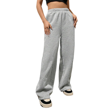 Damen Jogginghose Weites Modell Elastischer Bund