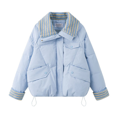 Damen Kurzjacke Norvielle Mit Kragen