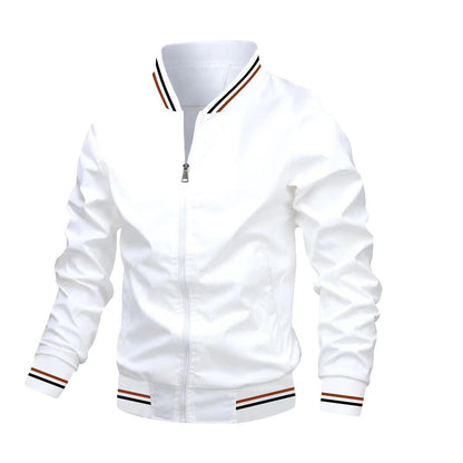 Leichte Bomberjacke Stehkragen Freizeitjacke
