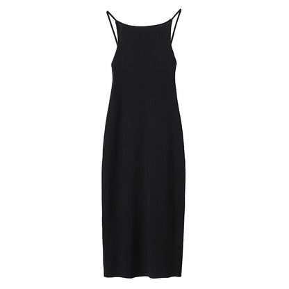 Damen Maxikleid Figurbetont Rippstruktur Norvielle