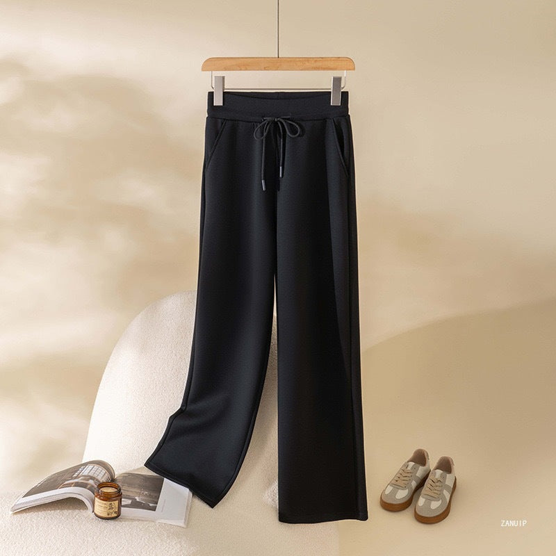 Damen Sporthose Elastischer Bund Verstellbarer Kordelzug
