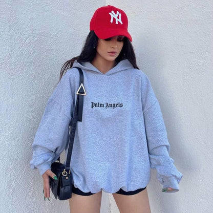 Damen Oversized Hoodie Kängurutasche Norvielle - Norvielle