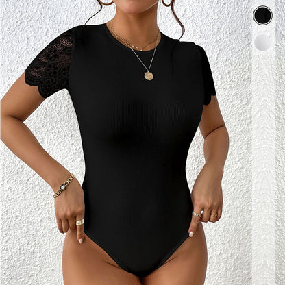 Damen Body Spitzenüberzug Figurbetonter Silhouette