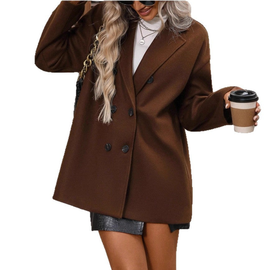 Damen Blazer Oversized Weich Norvielle