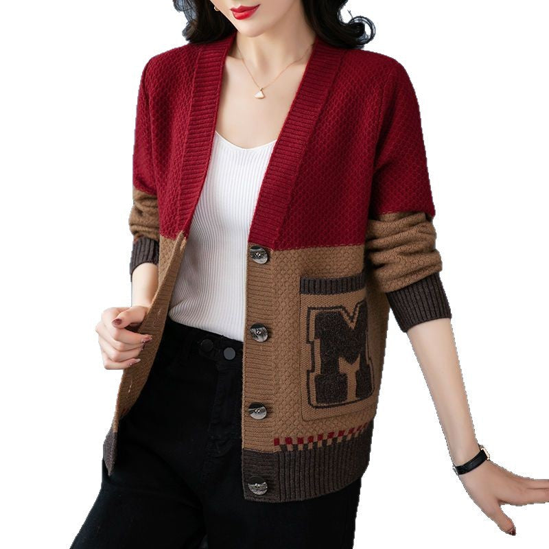 Damen Strickjacke mit Zopfmuster und Taschen Norvielle