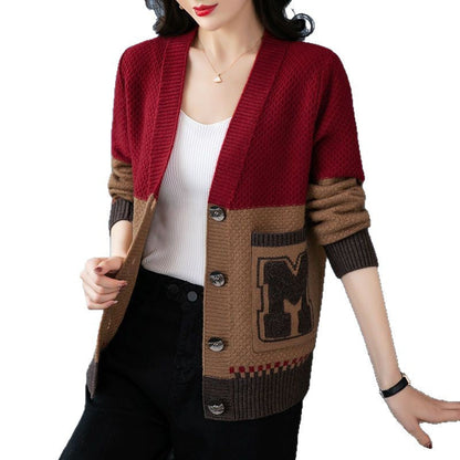 Damen Strickjacke mit Zopfmuster und Taschen Norvielle