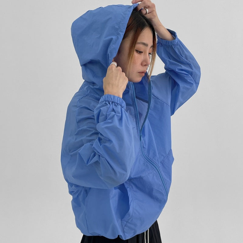 Damen Leichte Windbreaker-Jacke Sportlich Norvielle