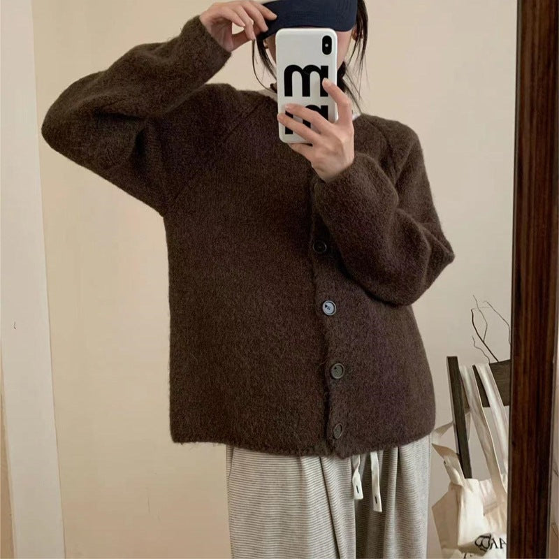 Damen Strickcardigan Kuschelig Weit Norvielle